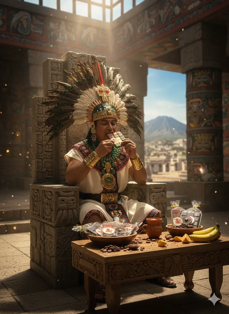 Poley con los aztecas.